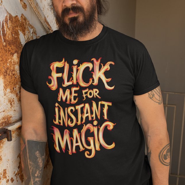 Klicka på mig om du vill ha omedelbar magi t shirt (Skapare uppladdad)
