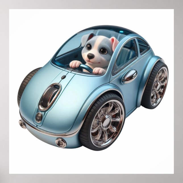 Klicka på & Vroom: Puppy Driver 3. Edition Poster (Framsidan)