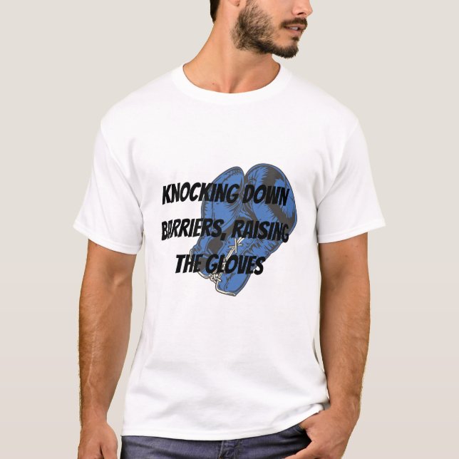 Klickbara nedstaplar - boxning t shirt (Framsida)