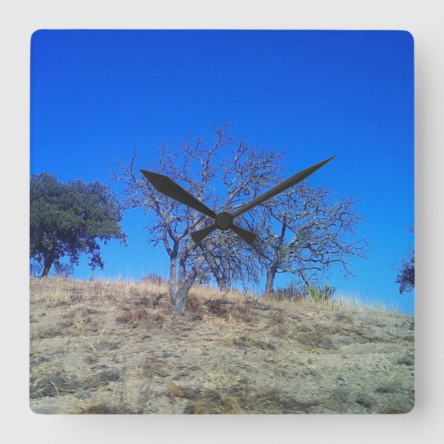 KLICKER KALL  EKOLOGISK STIL DESIGN FYRKANTIG KLOCKA (Framsida)