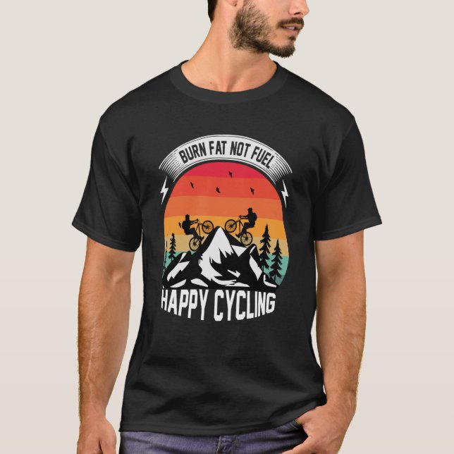 Klickning och cykling 101 t shirt (Framsida)