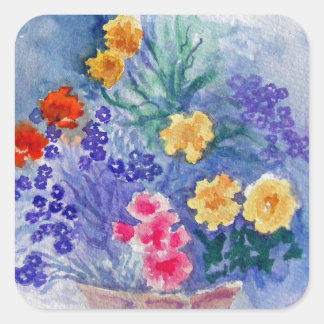 KLICKOR MED BLOMMAR FYRKANTIGT KLISTERMÄRKE