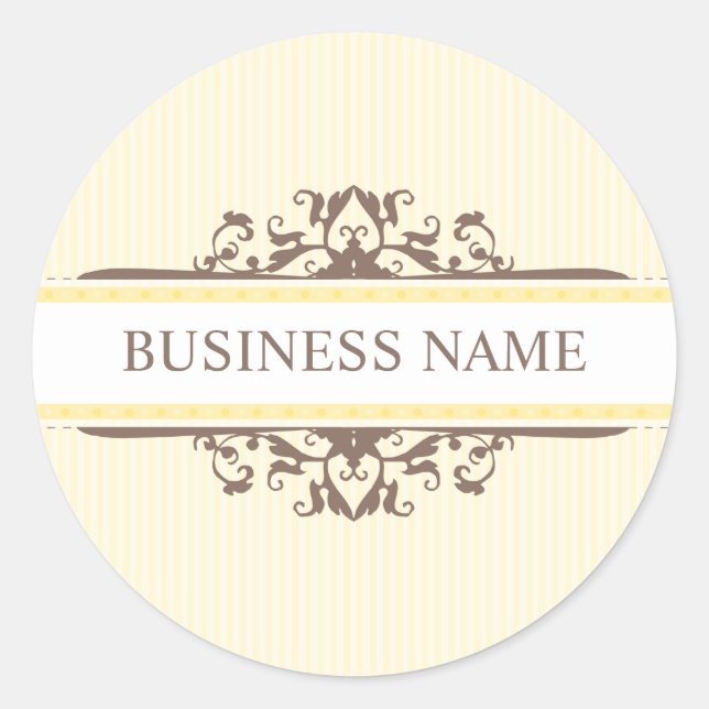 KLICKSFÖRSEGLING: gudomlig 4 Runt Klistermärke (Framsida)