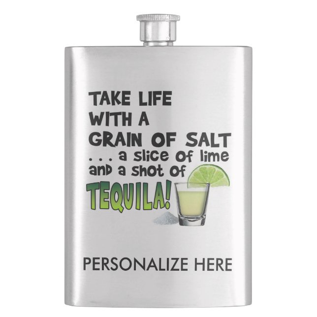 KLICTALIFLASK - LIME, SALT, TEQUILA! FICKPLUNTA (Framsidan)