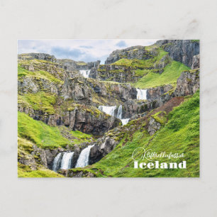 Klifbrekkufossar, Islandet Vykort