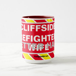 KLIFFSIDE FIREFIGHTER ÄR BÄTTRE HALF WIFE MUGG
