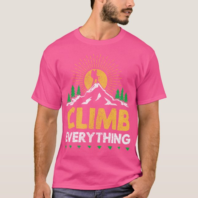 Klima allt som höjer berget t shirt (Framsida)