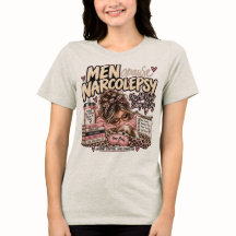 Klimakteriet Narkolepsi i beige t-shirt