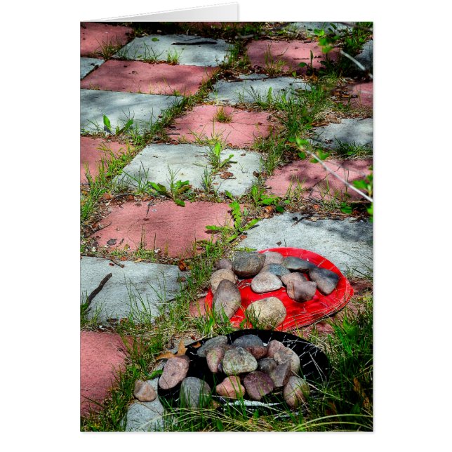 Klimakterium och glömmakort hälsningskort (Framsidan)