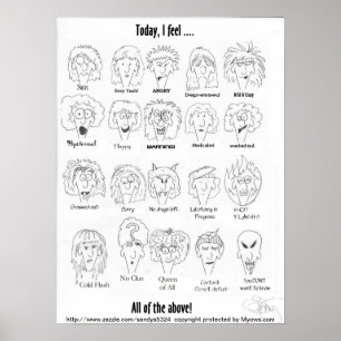KlimakteriumMoodsaffisch Poster