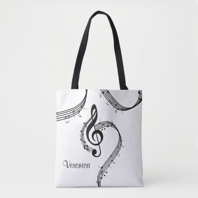 Klimaktisk G-klef Tygkasse (Framsida)