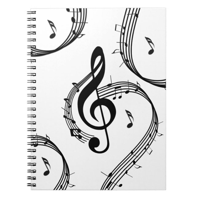 Klimat G Clef Music Anteckningsbok (Framsidan)