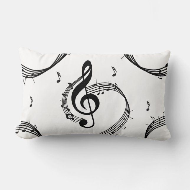 Klimat G Clef Music Lumbarkudde (Framsida)
