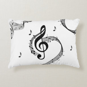 Klimat G Clef Music Prydnadskudde