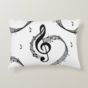 Klimat G Clef Music Prydnadskudde