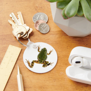 Klimata Arizona Träd Frog Photograph Over White Nyckelring