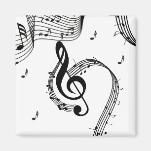 Klimataktisk G Clef Magnet