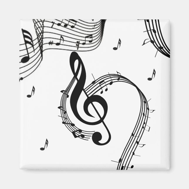 Klimataktisk G Clef Magnet (Framsidan)