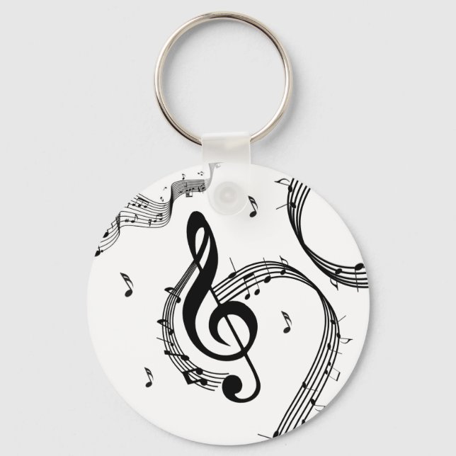 Klimataktisk G Clef Nyckelring (Framsida)