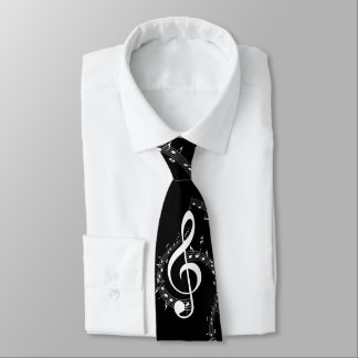 Klimataktisk G Clef White Music på Black Slips