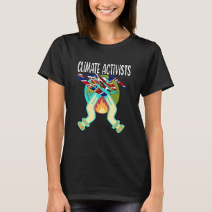 Klimataktivister i London klimatförändringen T Shirt