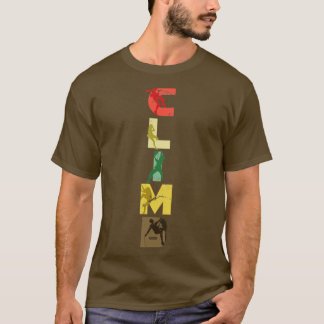 Klimatande av klimatskutter utomhus t shirt