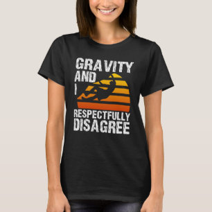 Klimatande bergsklättring i sten t shirt
