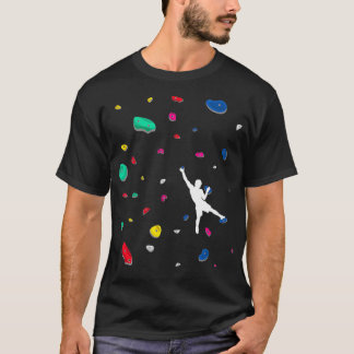 Klimatande bog Wall Sten Kliber Bouling T Shirt