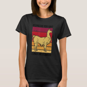 Klimatande Du säger att Alpaca är min fyr T Shirt