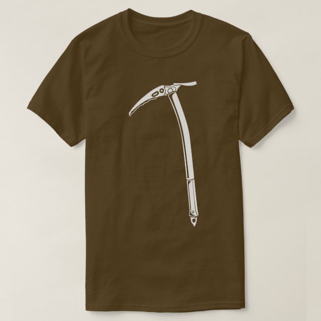 Klimatande Snö-vinterberg i isar T Shirt (Design framsida)