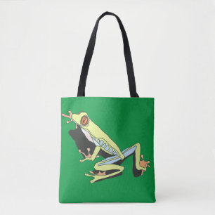 Klimatande Träd Frog Tygkasse