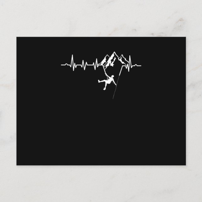 Klimatarbetare Hiking Hikers Mountaineering Mounta Vykort (Framsida)