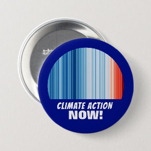 Klimatåtgärder nu Global Warming Rand Collosal Knapp