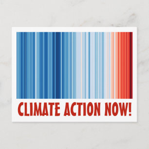 Klimatåtgärder nu! Global Warming Rand Vykort