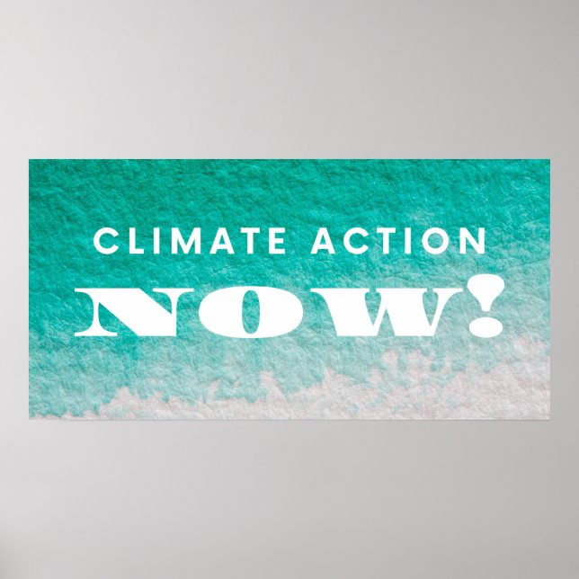 Klimatåtgärder nu poster (Framsidan)