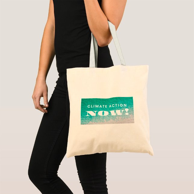 Klimatåtgärder nu, Tote Bag Tygkasse (Skapare uppladdad)