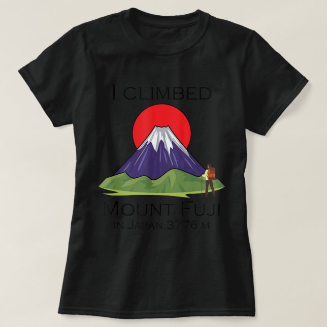 Klimatberget Fuji T Shirt (Design framsida)