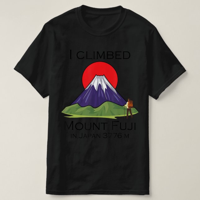Klimatberget Fuji T Shirt (Design framsida)