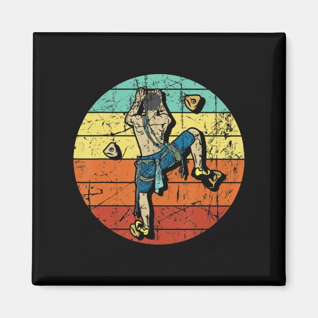 Klimatberget i Sten vid klätterväggen i Retro Boul Magnet (Framsidan)