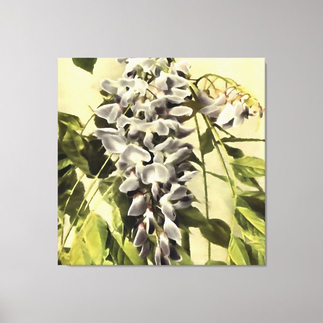 Klimatblåsning av vinstervinets akrylmålning canvastryck (Framsida)