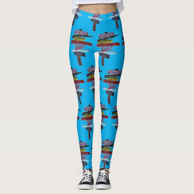 Klimatdestinationer Laggningar Leggings (Framsida)