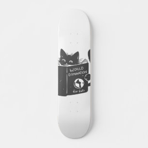 Klimatdominans i världen för katter - Välj till Mini Skateboard Bräda 18,5 Cm