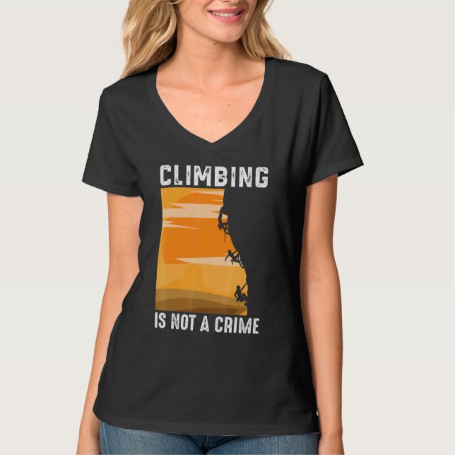 Klimatet är inte ett kriminellt berg t shirt (Framsida)