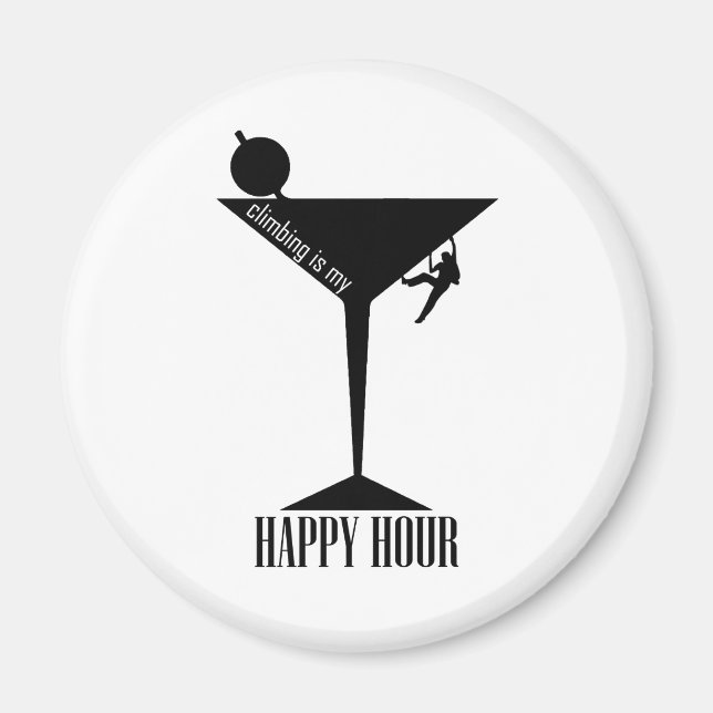 Klimatet är min Lycklig-timme Magnet (Framsidan)