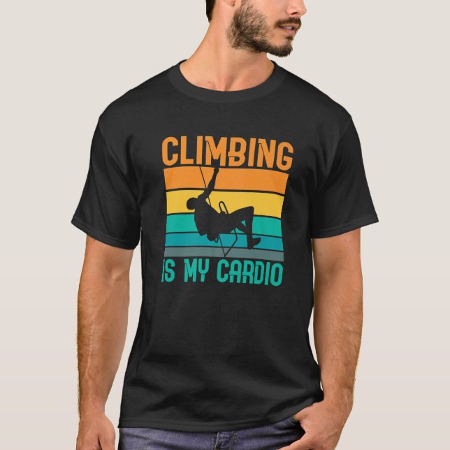 Klimatet är mitt Cardio Träd Sten Kliber T Shirt (Framsida)