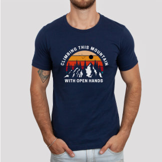 Klimatet av denna bergsfärgade faith Christian T Shirt
