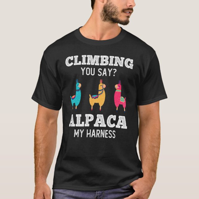 Klimatet du säger Alpaca min Harness Sten Kliber 1 T Shirt (Framsida)