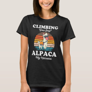 Klimatet du säger Alpaca Min Harness Sten Kliber T Shirt