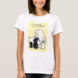 Klimatet för global värme ändrar björnar t shirt