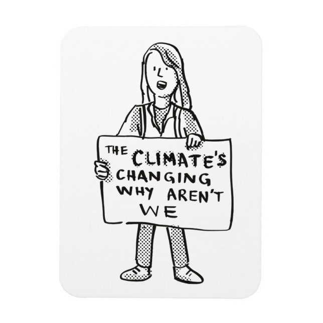 Klimatet förändras ju.. magnet (Vertikal)